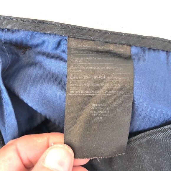 Volcom Mens Chino Shorts Size 30 Flat Front Casula Summer Pockets Black Cotton - Picture 8 of 12